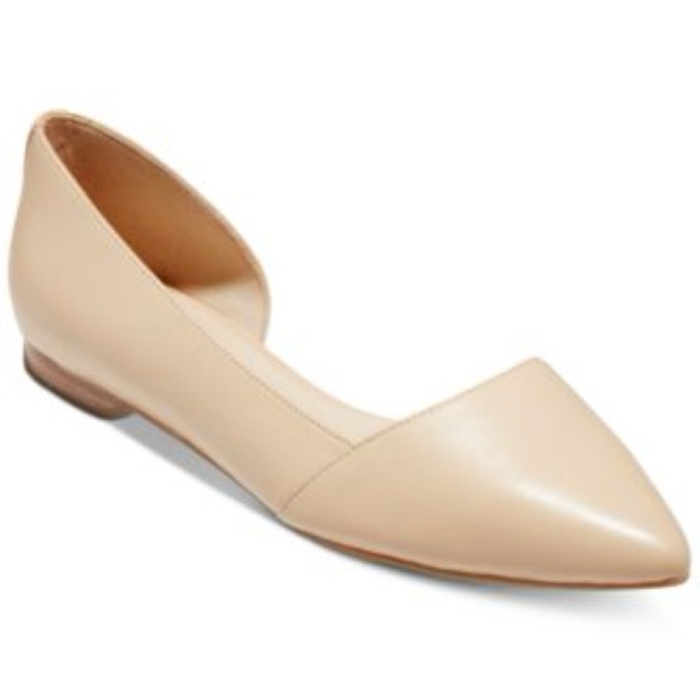 Cole Haan Cream Pointed Toe Flats - 7.5